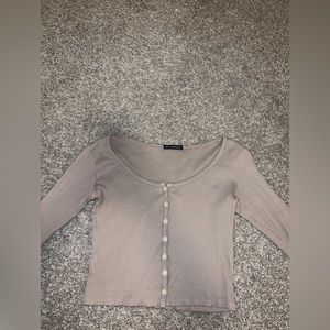 Brandy Mauve Zelly long sleeve top